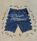 Lavish Fantasies Blue Denim Shorts