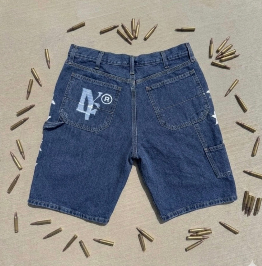 Lavish Fantasies Blue Denim Shorts